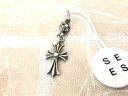 【中古】 SEES BY RINAKN鑑定済 CHROME HEARTS クロムハーツ 1BALL TINY CH CROSS CHARM 1ボールタイニーCH...