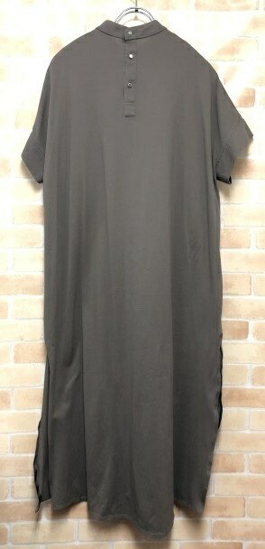【中古】 THE RERACS ザ リラクス 半袖 ワンピース 23SS-RECS-395L カーキ 36 111428183