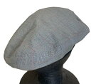 【中古】Nine Tailor ナインテイラー グレンチェック ベレー帽 グレー サイズ表記なし 44838808