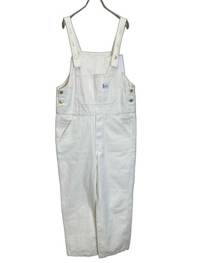 【中古】PARROTT CANVAS パロットキャンバス オーバーオール サロペット ホワイト S 44840862 【中古】PARROTT CANVAS パロットキャンバス オーバーオール サロペット ホワイト S 44840862
