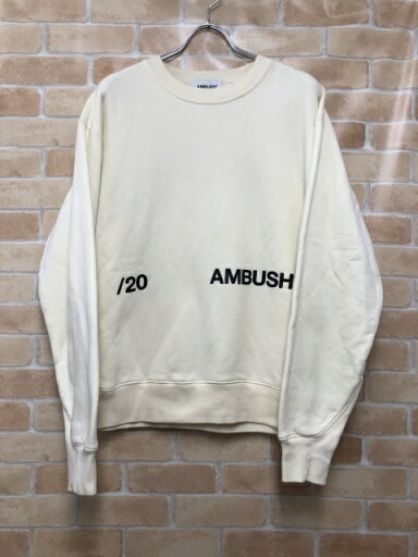 【中古】 AMBUSH アンブッシュ CREWNECK SWEAT 12112067 アイボリー 2 111429026 【中古】 AMBUSH アンブッシュ CREWNECK SWEAT 12112067 アイボリー 2 111429026
