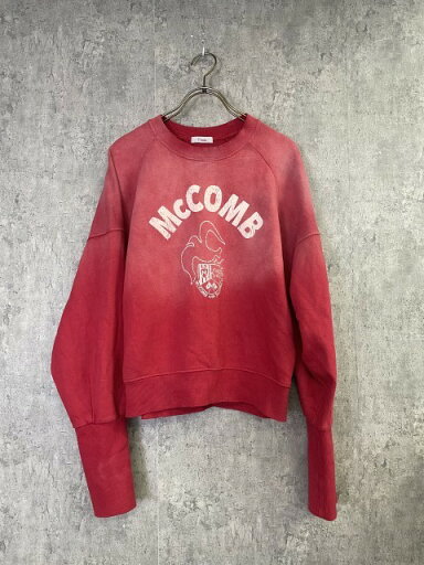 【中古】24AW FREADA フリーダ フェード加工プリントSWT スウェット トレーナー プルオーバー ウ゛ィンテージ加工 ダメージ加工 レッド ONE 33925401 【中古】24AW FREADA フリーダ フェード加工プリントSWT スウェット トレーナー プルオーバー ウ゛ィンテージ加工 ダメージ加工 レッド ONE 33925401