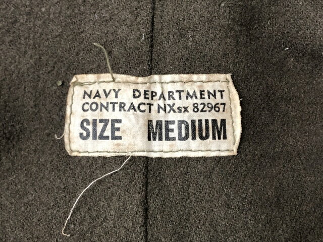 【中古】 U.S.NAVY ユーエスネイビー 40s デッキパンツ オーバーオール カーキ M 111431808