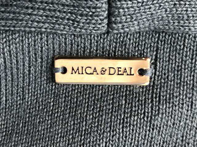 【中古】 MICA&DEAL マイカアンドディール ショールカラーロングガウンニットカーディガン 0121308168 グリーン系 F 111421326