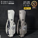【公式|GOODA掲載】2025 新発売 LUDIC ルディック ゴルフ キャディバッグ メンズ LDS-002 スカルバージョン 数量限定 合成皮革 ゴルフバ...