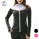 【クーポンで1,800円→900円!】★アウトレット★ダブルカラーパーカー スポーツウェア レディース ラッシュガード ジムウェア おしゃれ 安い セール プチ...