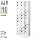 【内筒交換錠】小物入れロッカー30人用ロッカー【送料無料】ロッカー 30人用ホワイト色/スチールロッカー【メーカー品】【国産品】ロッカー かぎ付き/オフィスロッ...