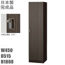 【送料無料】木目扉1人用ロッカー/スチールロッカー【内筒交換錠】【地域限定設置サービス中】本体ダークブラウン色【扉/木目シート・ゼブラウッド】【国産品】【完成品...
