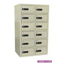 【送料無料】【軒先渡し商品】貴重品保管庫/小物入れ完成品/ダイヤル錠NO検索キー1本付きロッカー 12人用/12人用ロッカースチールロッカー/オフィスロッカー店...