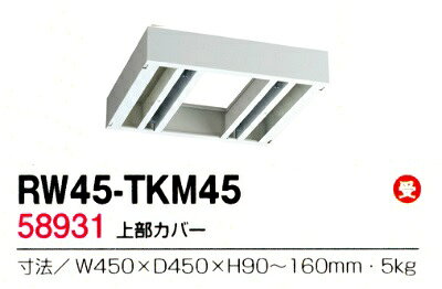 【送料無料】RW45-TKM45【RW45シリーズ】上部カバー/W450 上部カバー(H90〜160mm対応)【受注生産品】【オフィス家具/収納家具/キャビネット/書棚】スチール書庫//事務室用/SOHO [2]