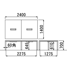 ������̵���ۥߡ��ƥ��󥰥ơ��֥�FAW�ơ��֥��ĥơ��֥��FAW-2414M1��