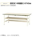 【送料無料/車上渡し】中間棚付き【SUP】W1500×D600高さH740タイプ/半面棚板付【均等耐荷重150kg】法人様限定販売作業台/ワークテーブル工場備品/工場家具/作業所お客様組立品ヤマキン/YamaKin/業務用/事務用(3)