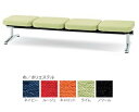 【送料無料】・LAシリーズロビーチェア・背無し・W2060(LA−4N)【布製・カラー選べます】※お客様組立品