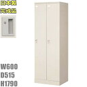 【メーカー直送地域限定送料1500円】【メーカー直送地域限定設置サービス0円!!】2人用ロッカー/ニューグレー色事務用/ロッカー 2人用/スチールロッカー 更衣ロッカー/業務用ロッカー/ロッカー かぎ付き/完成品(3)