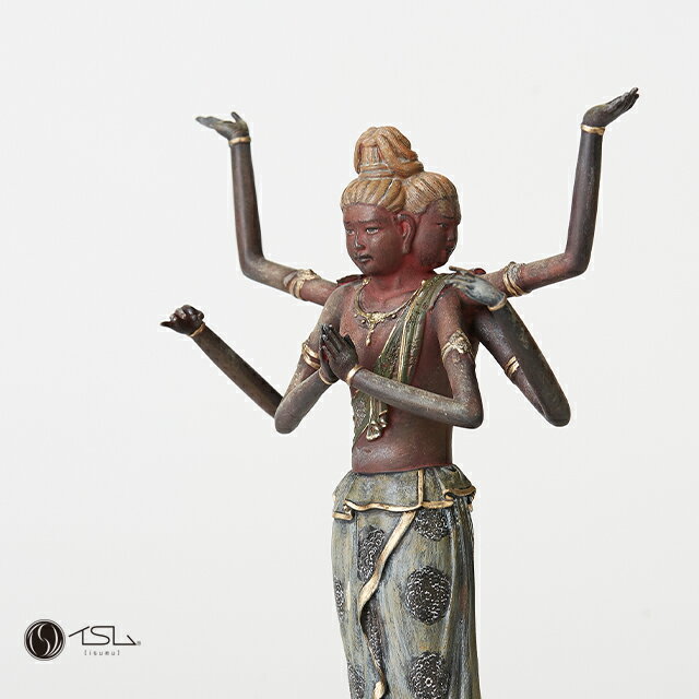 阿修羅像(台座付) イスム仏像フィギュア TanaCOCORO[掌]【 仏像 フィギュア 模型 縁起物 イスム isumu イSム TanaCOCORO アシュラ 阿修羅 】
