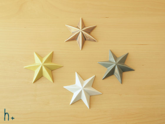 h+　（堀江陶器）　波佐見焼　星のかざり　M