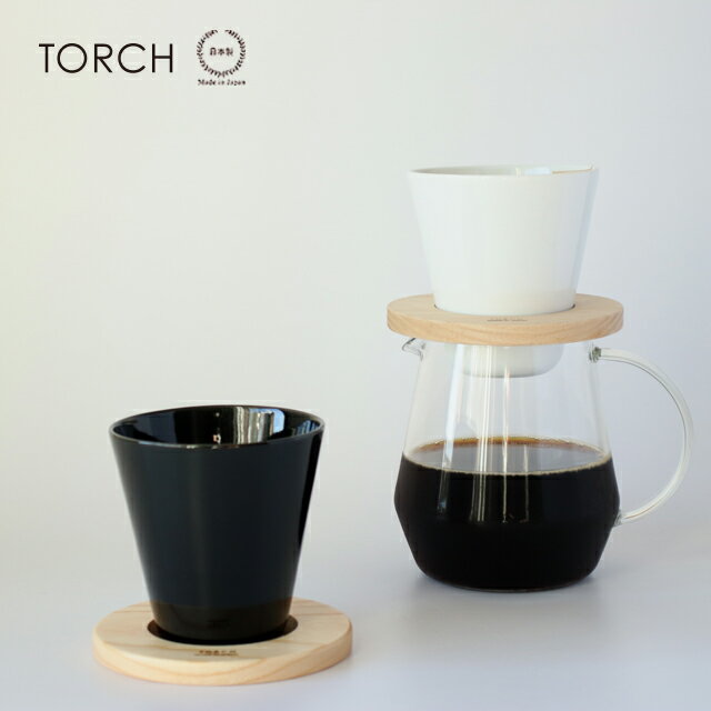 TORCH （トーチ） donut dripper ドーナツ ドリッパー【 美濃焼 天然木 深煎り コーヒードリッパー おしゃれ 陶器 】 1