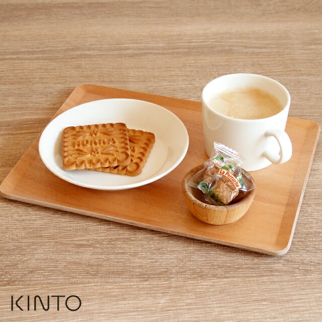 ［ネコポスOK］ KINTO（キントー）　PLACE MAT　プレイスマット　バーチ（27×20）【木製 トレイ 四角 トレー】