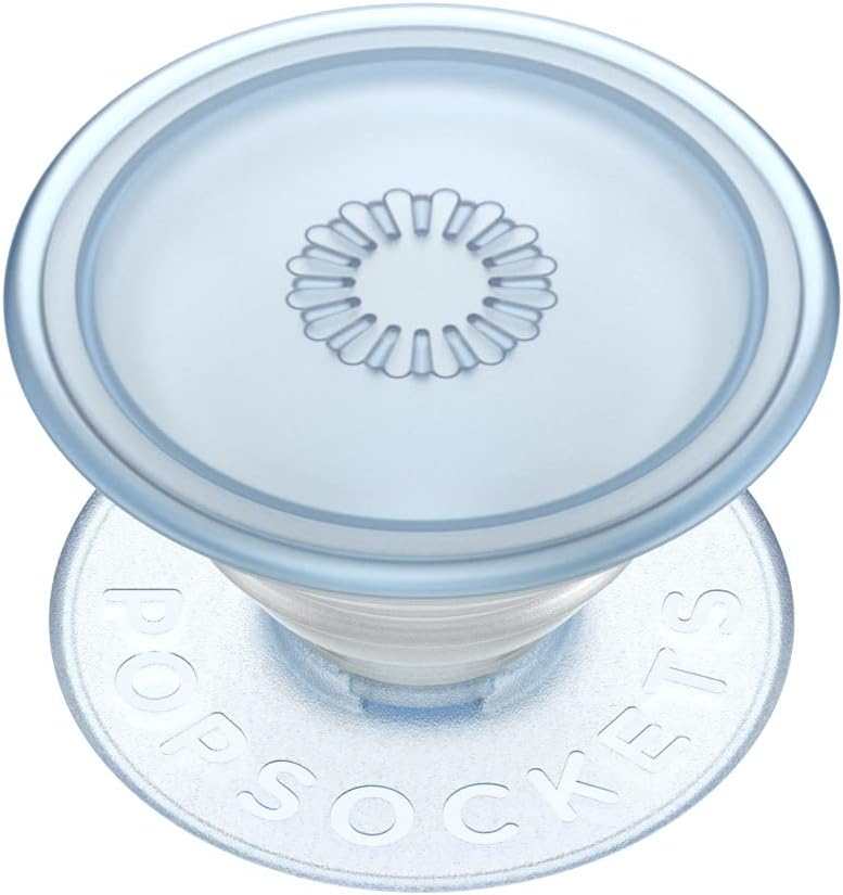 乐天商城 - PopSockets Japan - ポップソケッツ ジャパン PopGrip Plant Ice Blue アイスブルー クリア プラント ポップグリップ スマホグリップ&スタンド