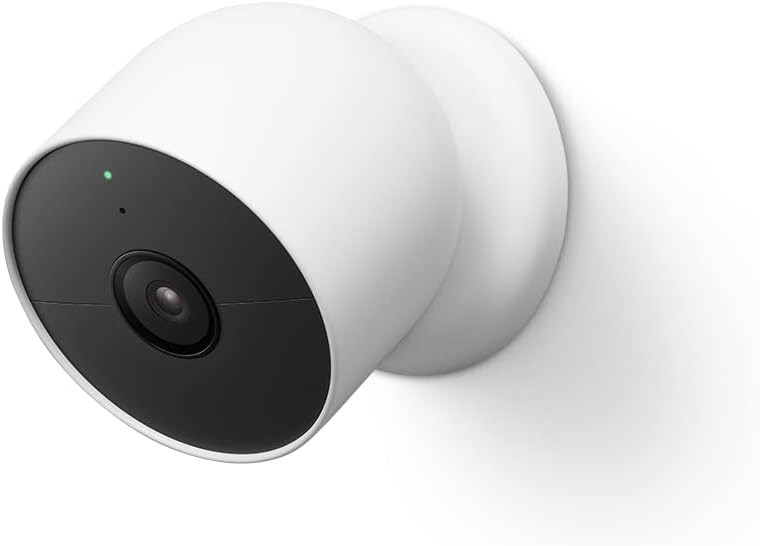 Google Nest Cam 1080p モーションのみ (屋内、屋外対応 / バッテリー式) ホワイト GA01317-JP