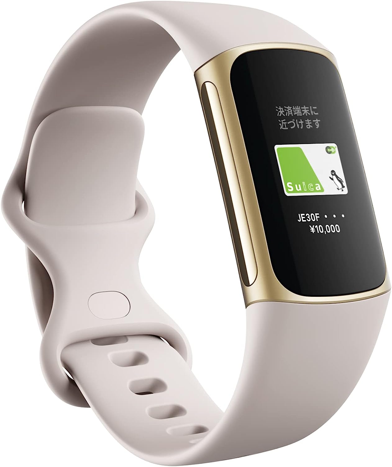 フィットビット スマートウォッチ（売れ筋ランキング） 【Suica対応】Fitbit Charge 5 トラッカー ルナホワイト/ソフトゴールド [最大7日間のバッテリーライフ/GPS搭載/スマートウォッチ]