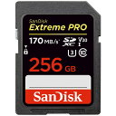 SanDisk SDSDXXY-256G-JNJIP SDXCカード 256GB CLASS10 売れ筋！全国送料無料！！ 超高速エクストリームプロ 256GBは最大170MB/秒の転送速度、ビデオスピードクラス30（V30）に対応！※最大転送速度を実現するには、サンディスク対応カードリーダーが必要超高速エクストリームプロ 256GBは最大170MB/秒の転送速度、ビデオスピードクラス30（V30）に対応！※最大転送速度を実現するには、サンディスク対応カードリーダーが必要◆高速連写や4K動画撮影に最適な書込み速度90MB/秒メーカー サンディスク SanDisk型番 SDSDXXY256GJNJIPJANコード4523052021459メーカー発売日2019/11/15色 ブラック種類 SDXCカードUHS規格 UHS-IUHSスピードクラス3SDスピードクラス Class10ビデオスピードクラス30容量 256GB最大転送速度 170MB/秒最大書込速度 90MB/秒 5