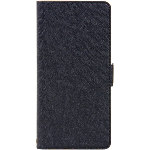 乐天商城 - RastaBanana PB GALAXY Feel2 サフィアーノ調 落下防止手帳ケース BKS058SC02LBO プレミアムブラック