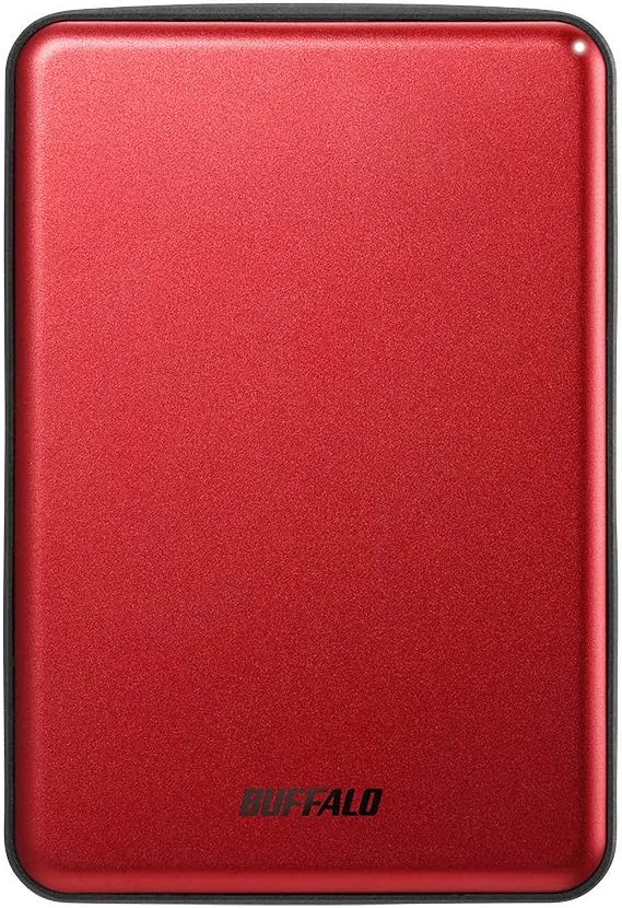 Rakuten - BUFFALO USB3.1(Gen.1)対応 アルミ素材&薄型ポータブルHDD 2TB レッド HD-PUS2.0U3-RDD