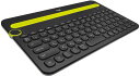 ロジクール ワイヤレスキーボード K480BK Bluetooth キーボード ワイヤレス 無線 Windows Mac iOS Android Chrome K480 ブラック 国内正規品