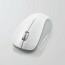 エレコム マウス ワイヤレスマウス Bluetooth 3ボタン Mサイズ 抗菌 ホワイト M-BY11BRKWH