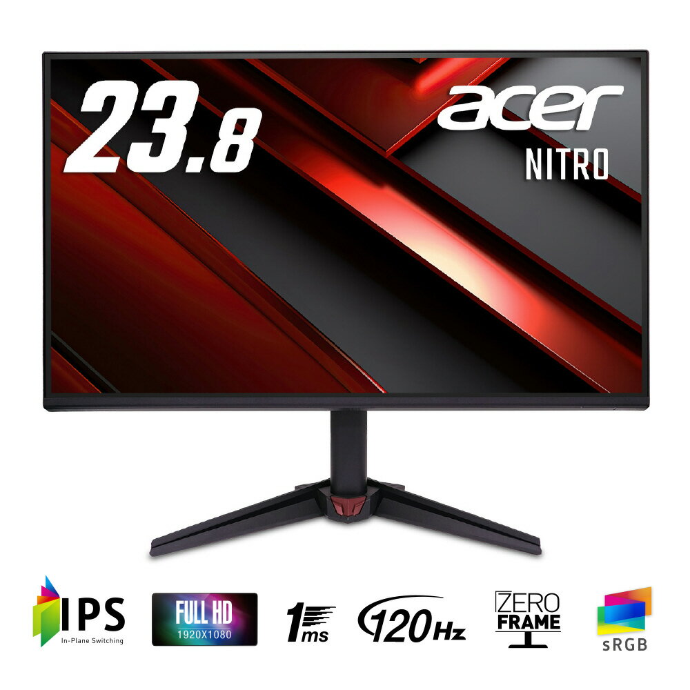 ACER エイサー ゲーミング液晶ディスプレイ NITRO VG0 ［23.8型 /フルHD(1920×1080) /ワイド］ ブラック VG240YGbmipx