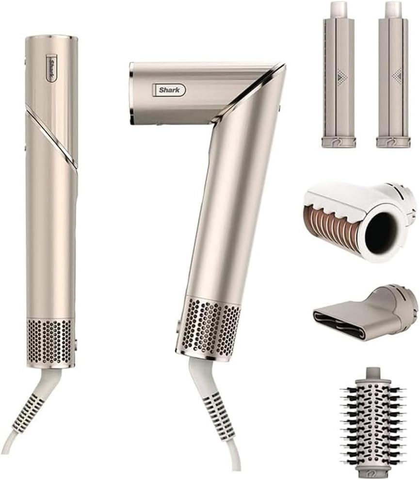 Shark シャーク ドライヤー FlexStyle ヘアドライヤー ツヤ 速乾 HD434JSL ストーン