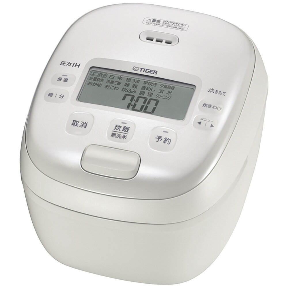 JRI-B100-W(ホワイト) 炊きたて 圧力IHジャー炊飯器 5.5合