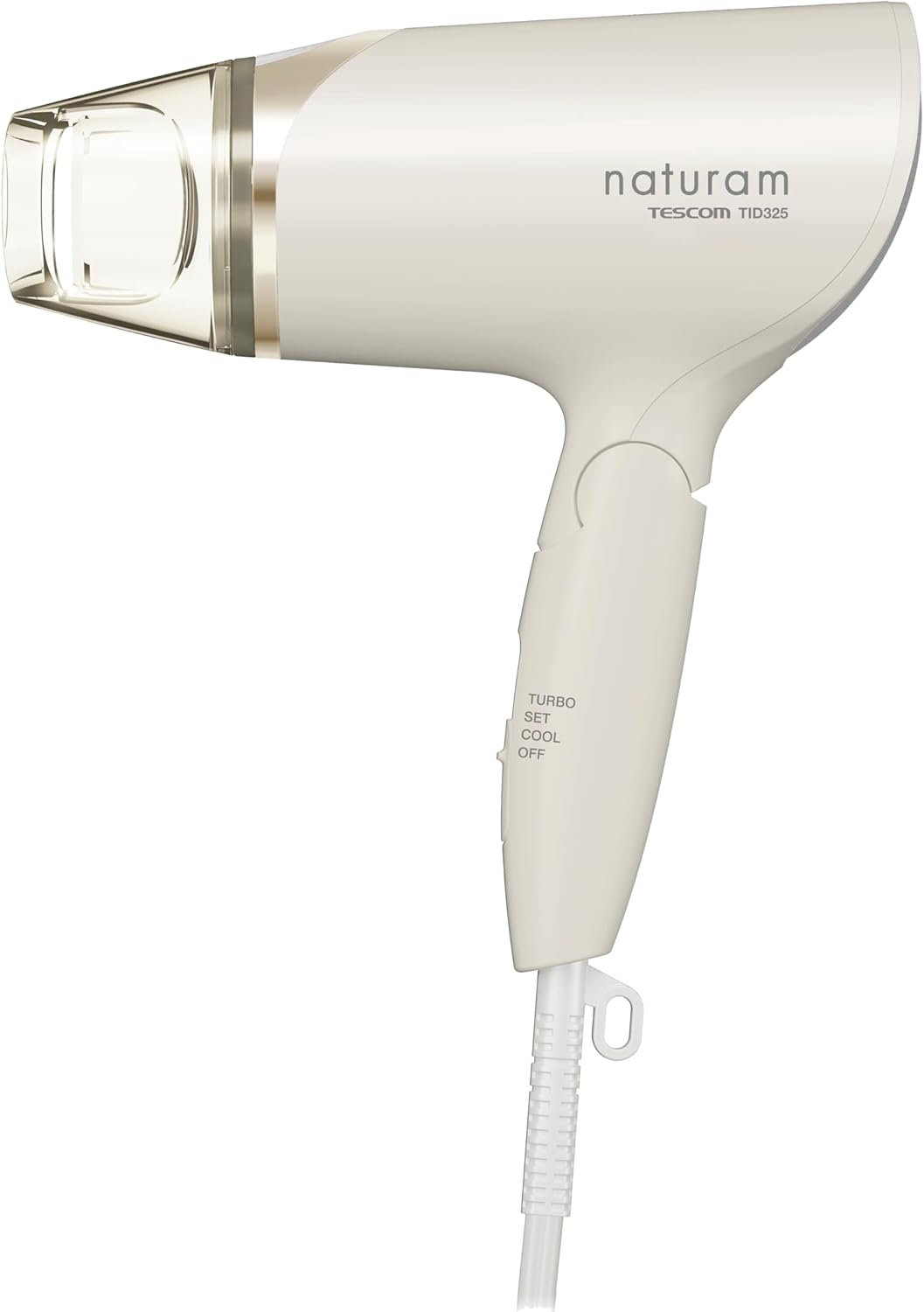 Rakuten - テスコム ヘアドライヤー マイナスイオン 折りたたみ 大風量 軽量 アッシュベージュ TID325 C