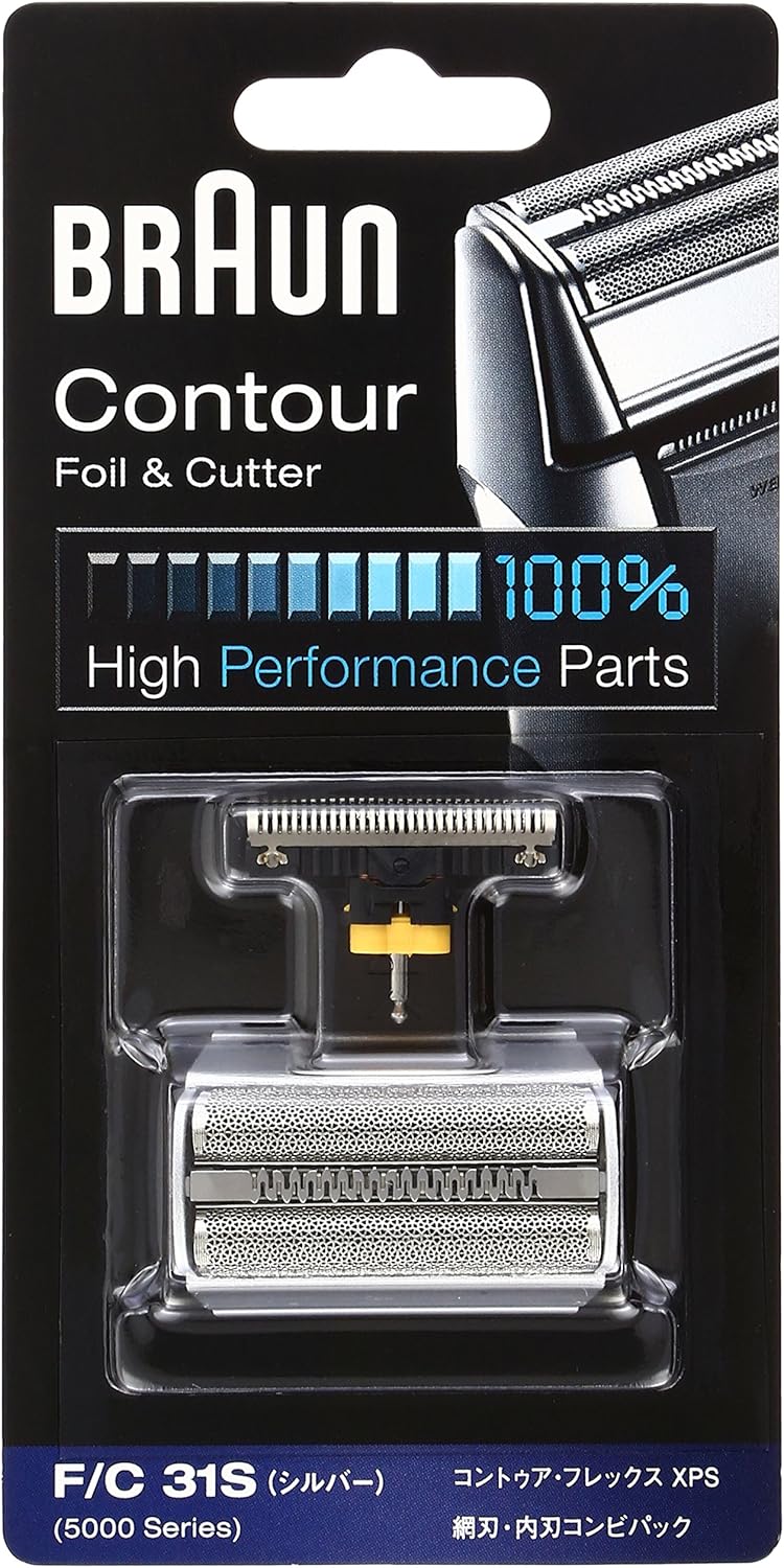 ブラウン 替刃 F/C31S F/C31S シェーバー 網刃・内刃コンビパック シルバー 新品・未使用商品！ 対応機種：BS5791/5776/5774/5771交換目安 約18ヶ月替刃の種類 網刃+内刃セット網刃・内刃単体タイプ（コンビパック）Contour、Flex XPS用 5