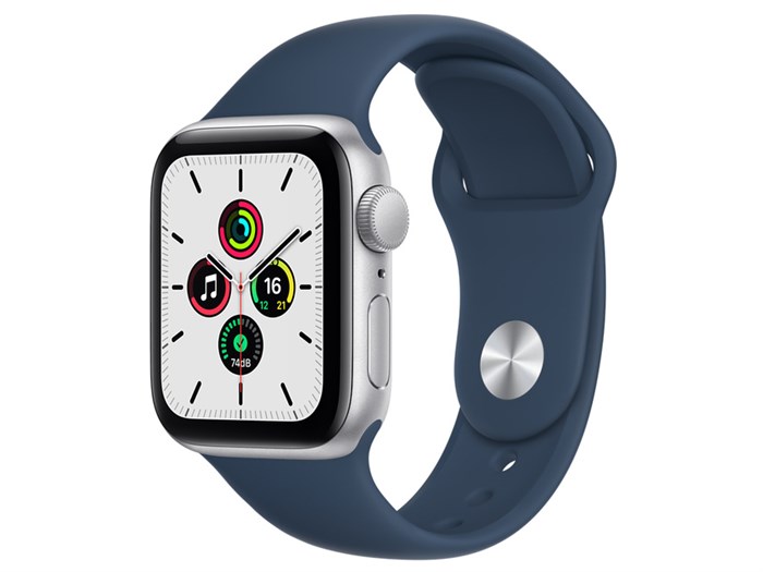 Rakuten - Apple Watch SE 第1世代(GPSモデル) - 40mmシルバーアルミニウムケースとアビスブルースポーツバンド - レギュラー