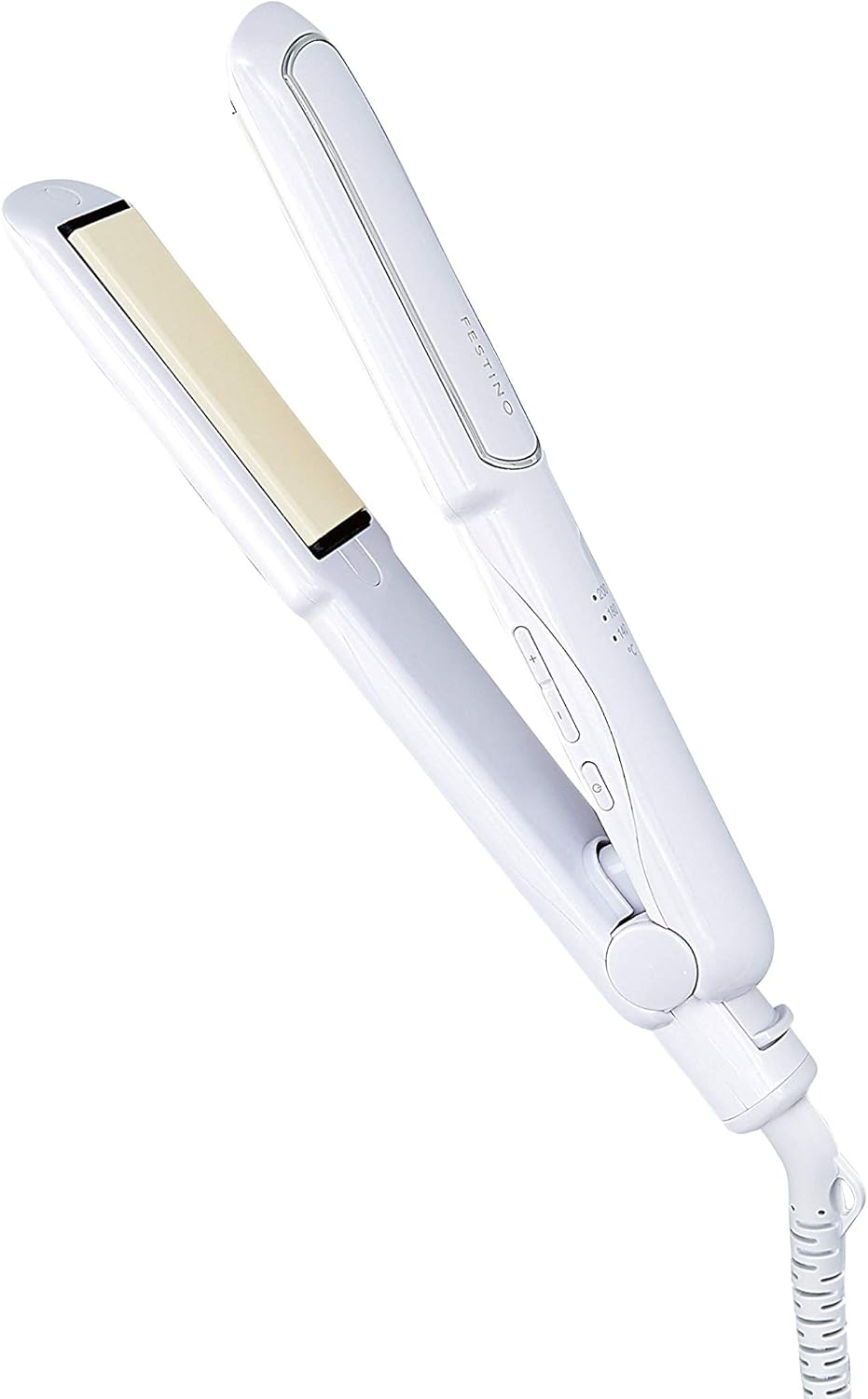 Rakuten - FESTINO（フェスティノ） フェスティノ ストレート ヘアアイロン 24mm SMHB-020-WH　ホワイト