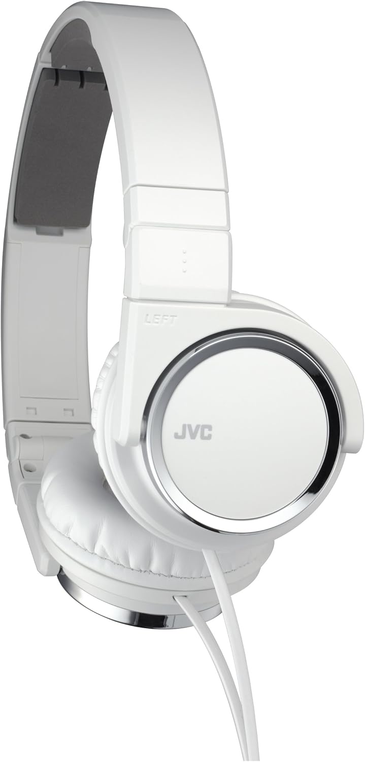 乐天商城 - ケンウッド(KENWOOD) JVCケンウッド JVC HA-S400-W 密閉型ヘッドホン 折りたたみ式 ホワイト