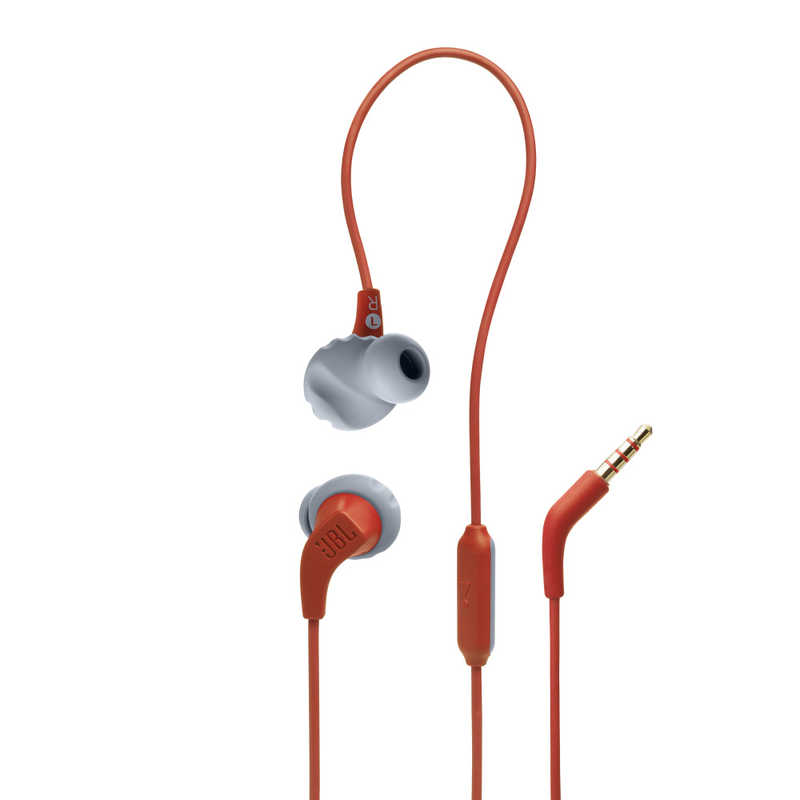 乐天商城 - JBL ENDURANCE RUN2 有線 イヤホン IPX5防水/1ボタンリモコン付き/マグネット搭載/3.5mmプラグ コーラル JBLENDURRUN2COR