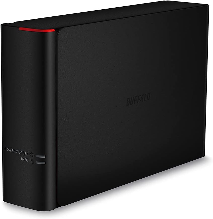 バッファロー BUFFALO 法人向け 外付けHDD 1ドライブモデル 3TB HD-SH3TU3 新品・未使用商品！ ●ドライブのRead/Writeの容量(総アクセス量)合計が簡単に分かる●HDD、ファンの状態をLEDとブザー音でお知らせ●安心の3年長期保証・インターフェース (USB端子) : 端子形状 Micro-B・USB部 : バスパワー 非対応・ハードディスク 種類 メカニカルハードデイスクメーカー BUFFALO (バッファロー）型番HD-SH3TU3JAN 4981254061374メーカー発売日 2021/06/下旬カラー ブラック搭載ドライブ 3TB対応機種 USB3.0/2.0端子搭載のWindowsパソコン、Mac（Intelプロセッサー搭載機のみ）対応OS Windows 10/8.1/7、Server 2012 R2/2012/2008 R2/2008(64/32bit)、Mac OS X 10.9以降USB部 USB 3.2(Gen 1)/3.1(Gen 1)/3.0/2.0×1コネクター形状 USB3.0コネクター（micro B） ※バスパワー非対応電源 AC100V 50/60Hz最大消費電力 48W外形寸法(幅×高さ×奥行) 約45×126×202mm　※本体のみ（突起部除く）質量 約1.3kg（本体のみ）RoHS基準値 : 準拠交換用FAN OP-FAN-ALEM対応ACアダプター OP-AC12PR付属品 : USB3.0ケーブル(A to micro B 1m)、ACアダプター、クランプ（電源ケーブル抜け防止用）、取扱説明書、保証書 5