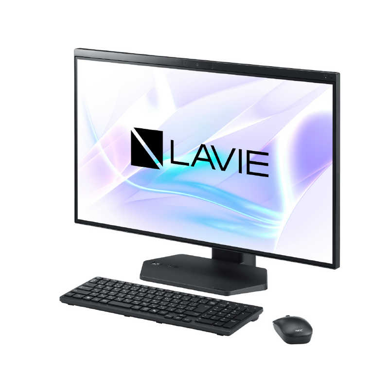 NEC デスクトップパソコン LAVIE A27 [ 27型 / Win11 Home / Core i7 / メモリ16GB / SSD512GB ] ファインブラック PC-A2795LAB