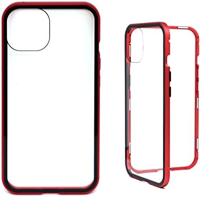 Rakuten - AC-P21-MC RD(レッド) iPhone 13用 背面クリアガラス＋アルミバンパー背面ケース