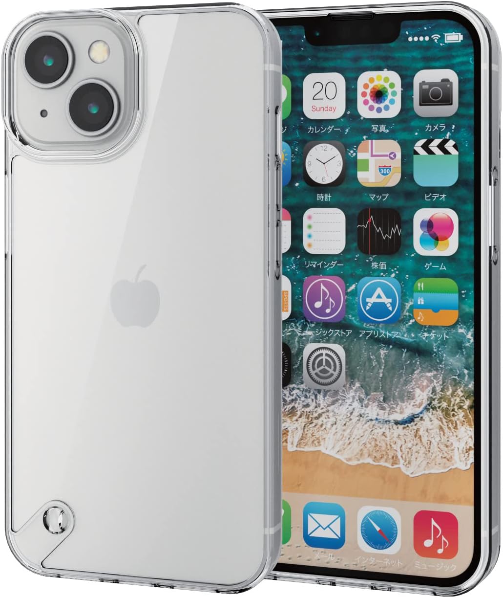 Rakuten - エレコム iPhone 14 / 13 ケース カバー ガラス 高硬度9H クリア PM-A22AHVCG1CR