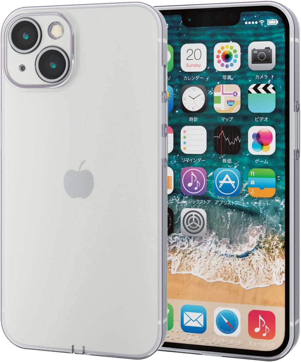 乐天商城 - エレコム iPhone14 ケース カバー 極限保護 カメラ保護付き カメラレンズ周りまで保護 ソフト TPU ネイビー PM-A22AUCTKCR クリア