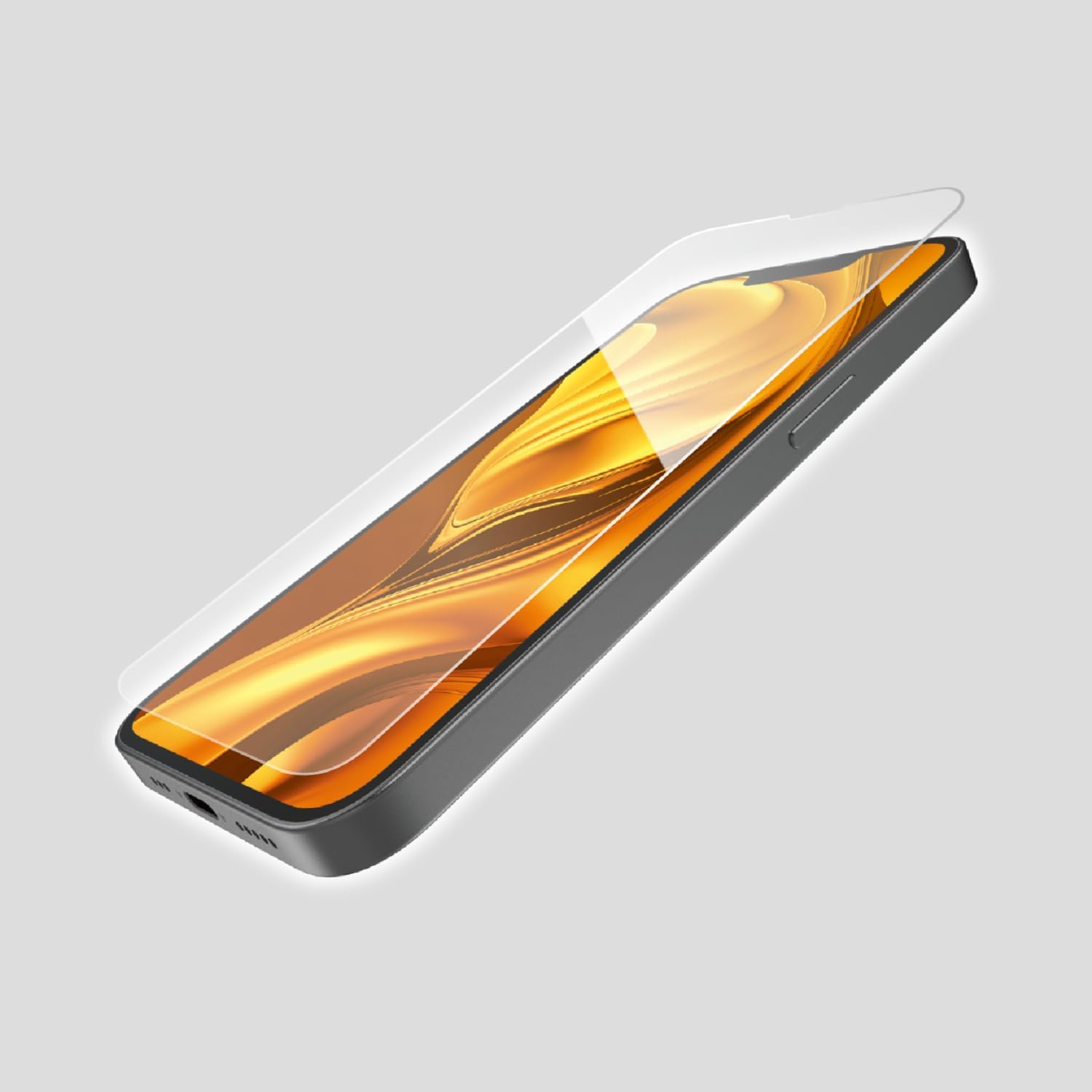 Rakuten - エレコム iPhone 16e ガラスフィルム 強化 保護 硬度10H 耐衝撃 衝撃吸収 【ガイド枠付き】 指紋防止 自己吸着で貼りやすい エアーレス ダイノレックス PM-A25SFLGDR