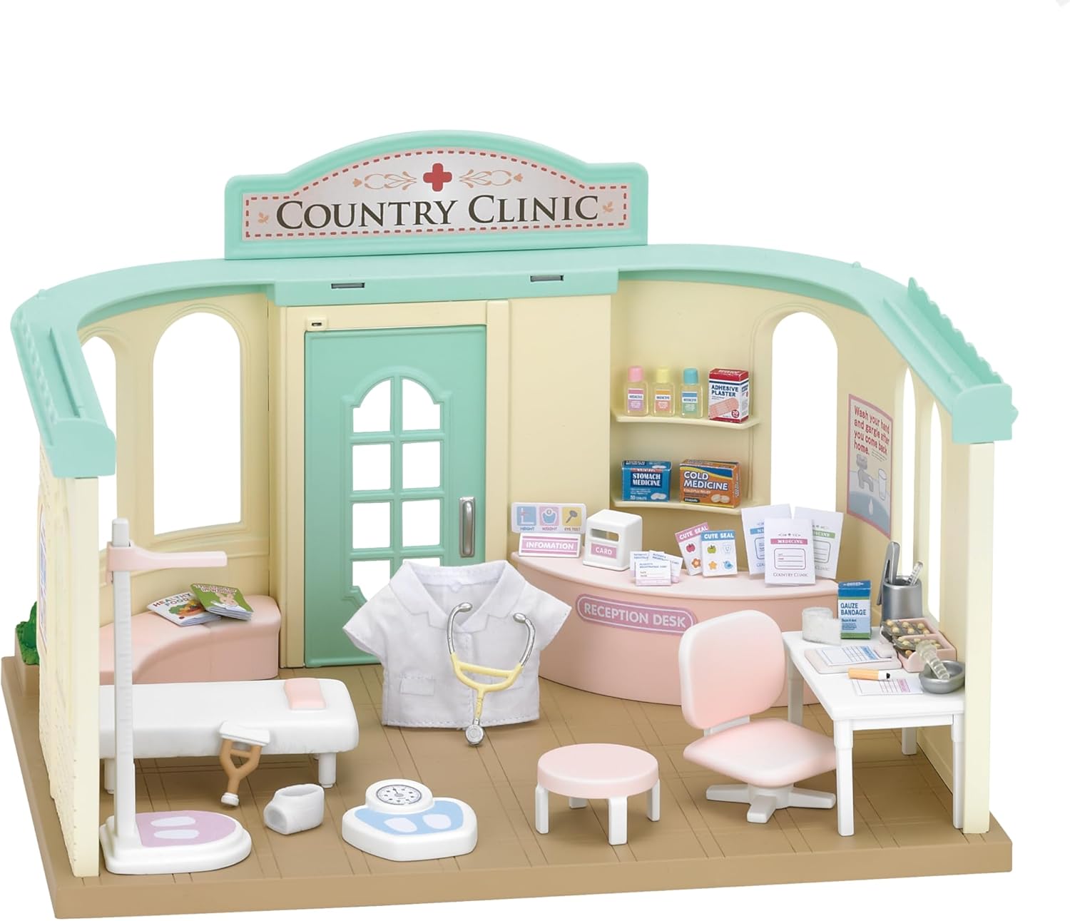 シルバニアファミリー お店 【 森のお医者さん 】 H-12 STマーク認証 3歳以上 おもちゃ ドールハウス Sylvanian Families エポック社 EPOCH