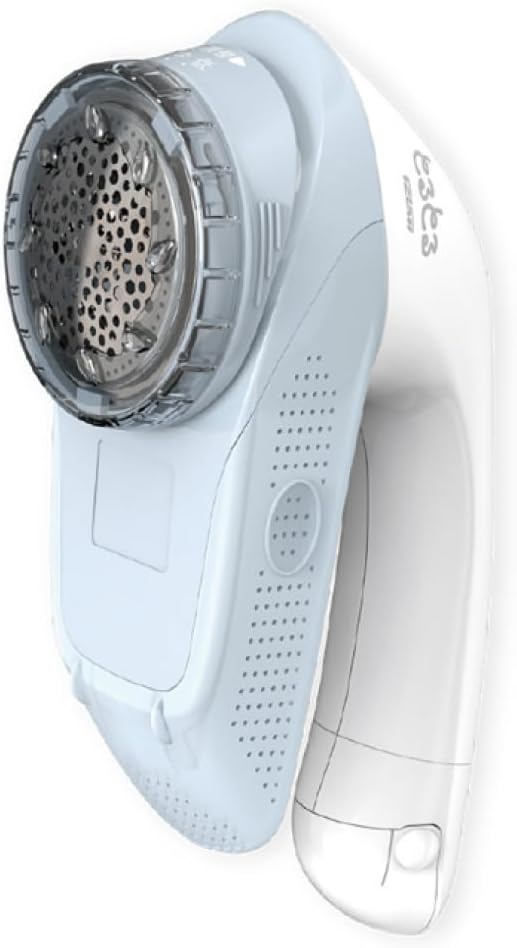 Izumi 電動毛玉クリーナー KC-NB322-A 毛玉取り器 毛玉とるとる 乾電池式 Careモード搭載 ポーチ付属 KC-NB322 (ロマンスブルー)