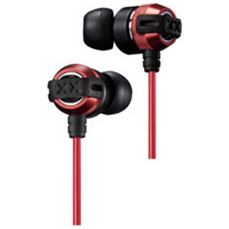 JVC HA-FX33X-R XXシリーズ イヤホン カナル型 レッド