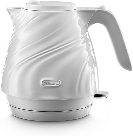 De’Longhi (デロンギ) 電気ケトル セタ KBS1200J-W イタリアンデザイン 0.8 ...