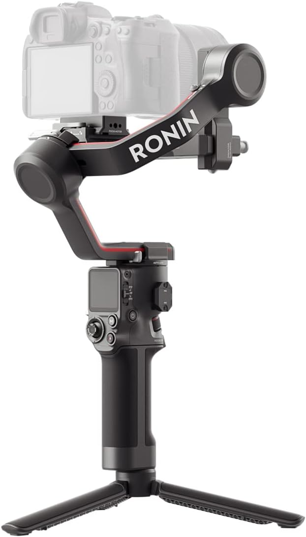 DJI RS 3 3軸ジンバル Canon/Sony/Panasonic/Nikon/Fujifilm製一眼レフ＆ミラーレスカメラ向け 積載量3 kg 自動軸ロック 1.8インチOLEDタッチ画面 動画撮影用プロ向けスタビライザー